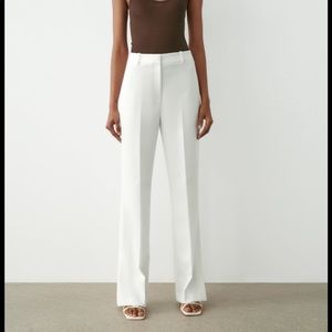 BCBGMaxAzria White Tailored Trousers